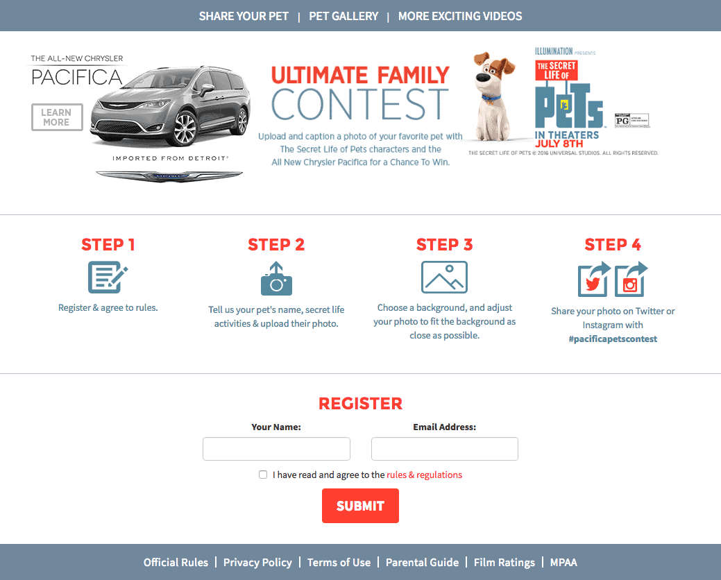 NBC Ultimate Family Sweepstakes 