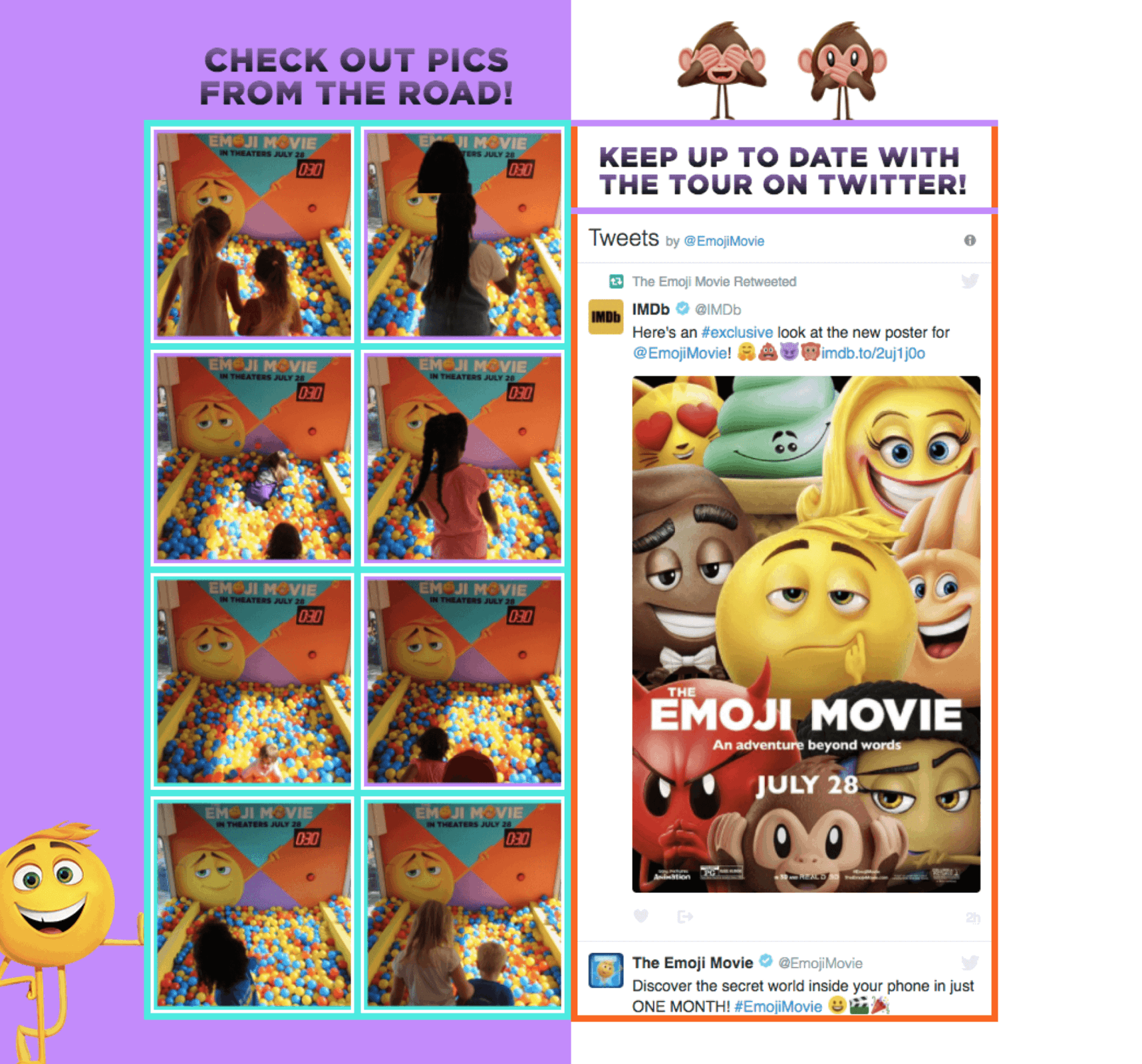 The Emoji Movie Tour 