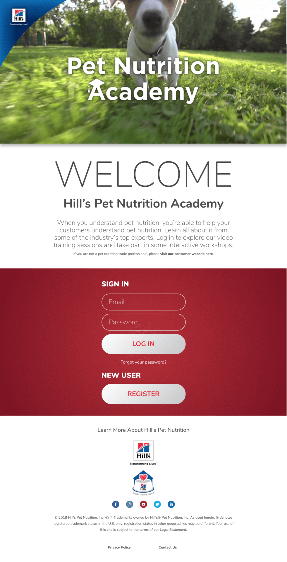 Hills Pet: Training Portal 