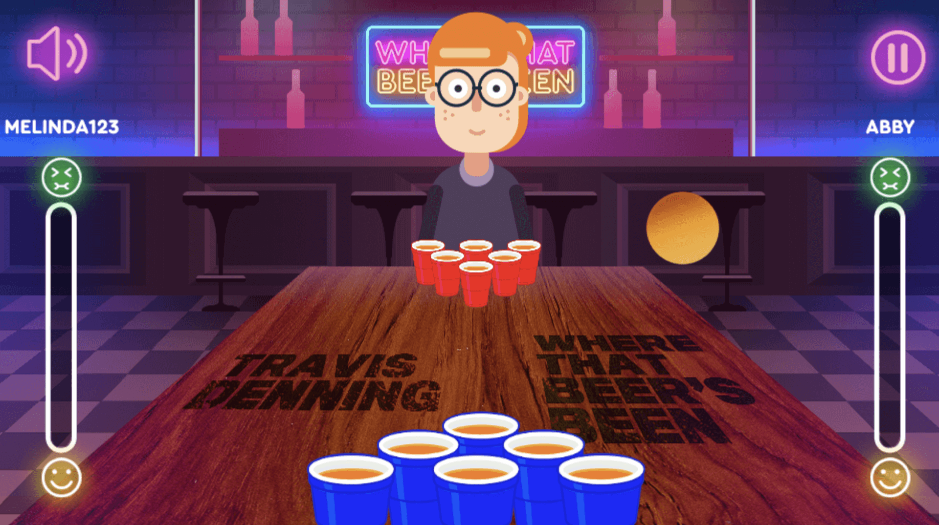 Travis Denning: Beer Pong Game 