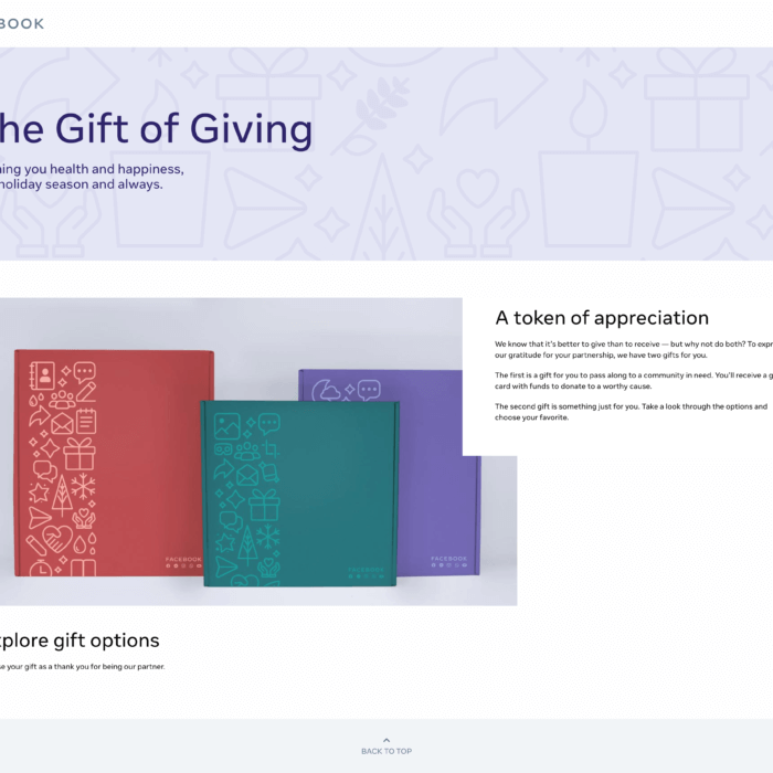 Facebook Gifting Site