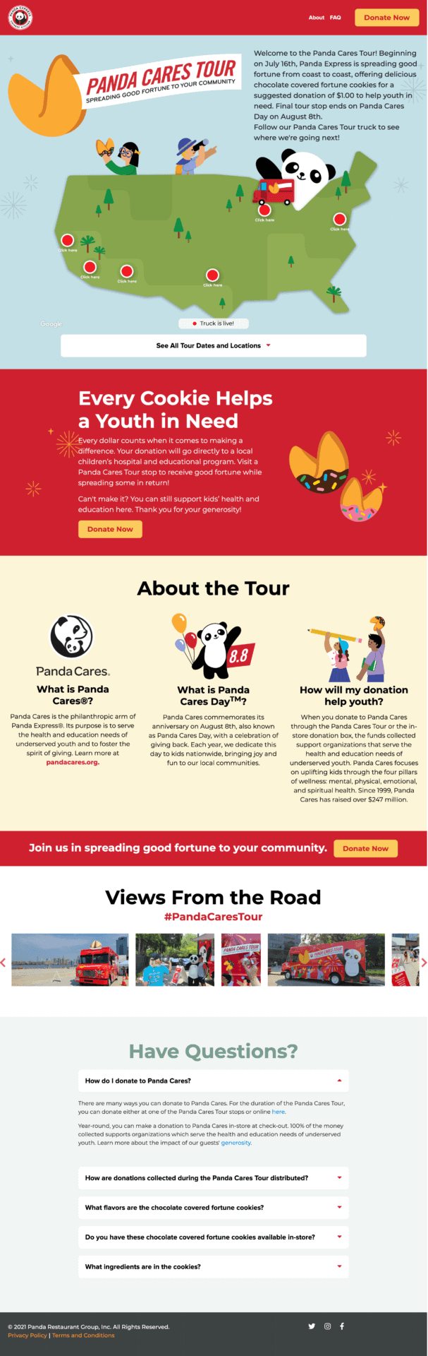 Panda Express: Panda Cares Tour 