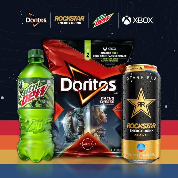 XBOX, Doritos, MTN DEW, & Rockstar
