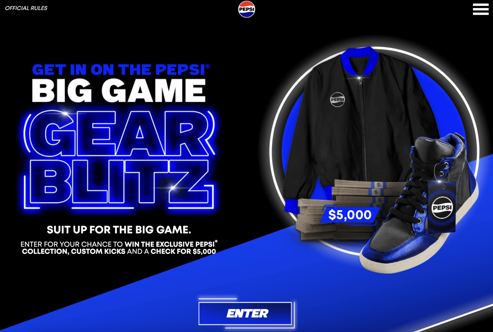 Pepsi Big Game Gear Blitz 